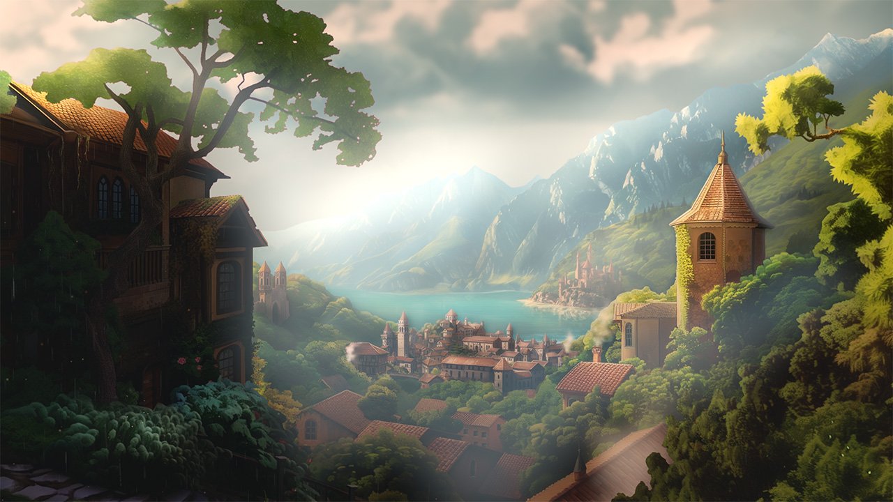 1.3 Sunrise - Seatown scene