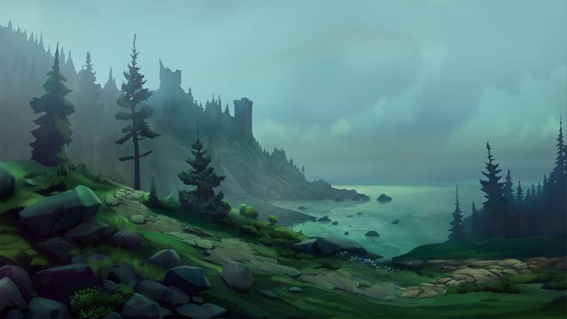 1.2 Sunrise - Dusk Shore Scene