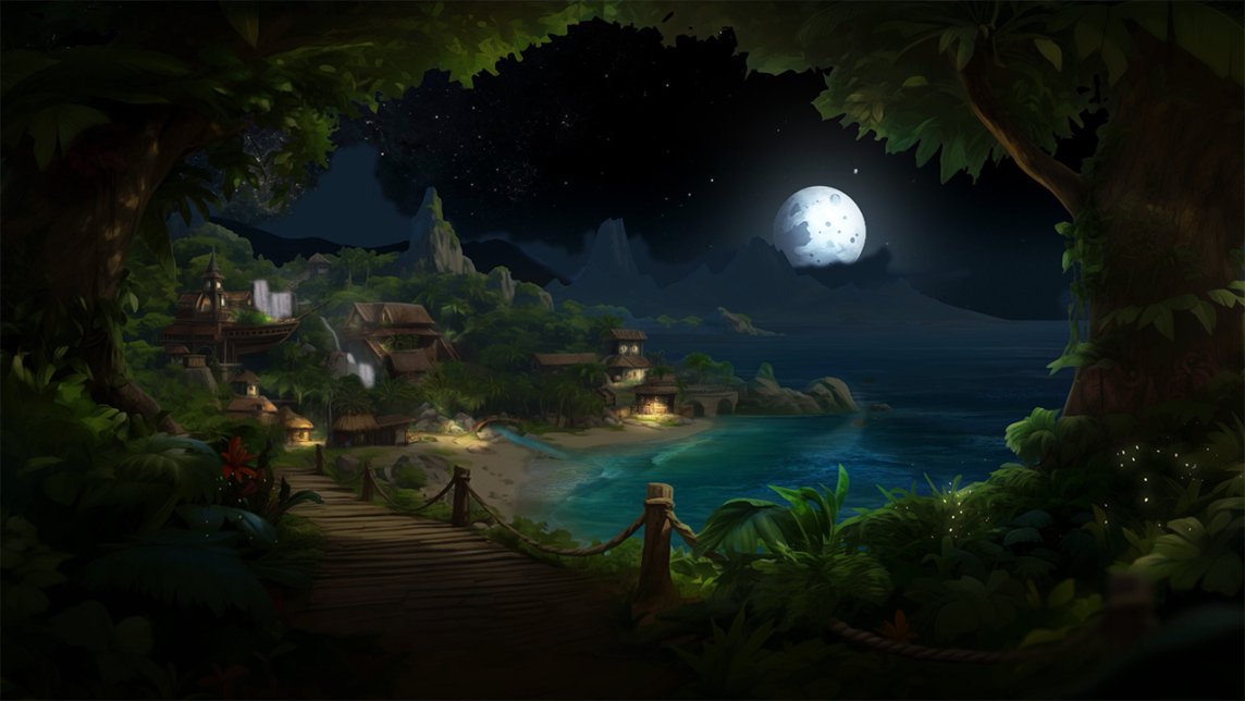4 Zenithra Jungle - Night 1 scene