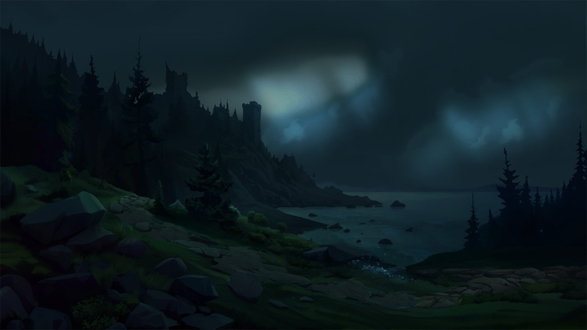 4.1 Night - Dusk Shore Scene