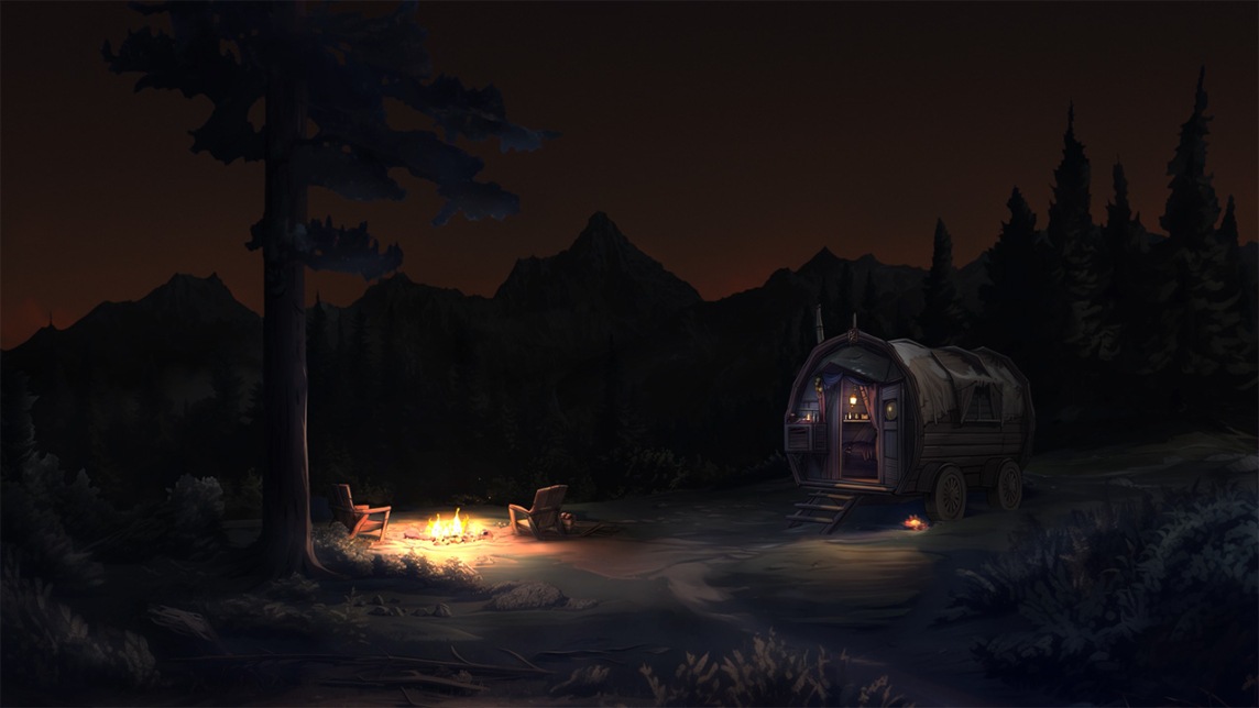 4.1 Skybridge Mountains - Night