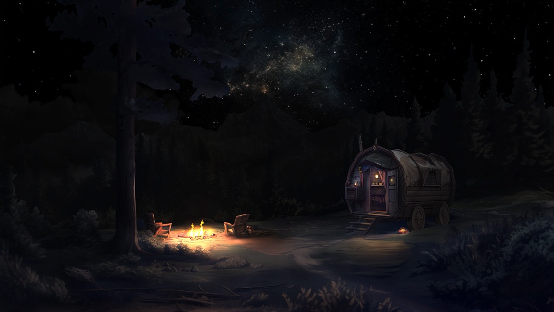 4.4 Skybridge Mountains - Night